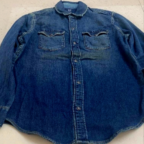 Gap Denim Longsleeves Shirt - Picture 6 of 7